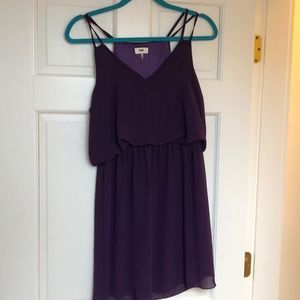 Purple/plum sleeveless dress